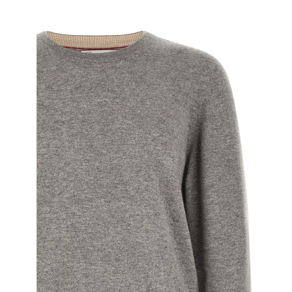Brunello Cucinelli Gray Cashmere Cardigan