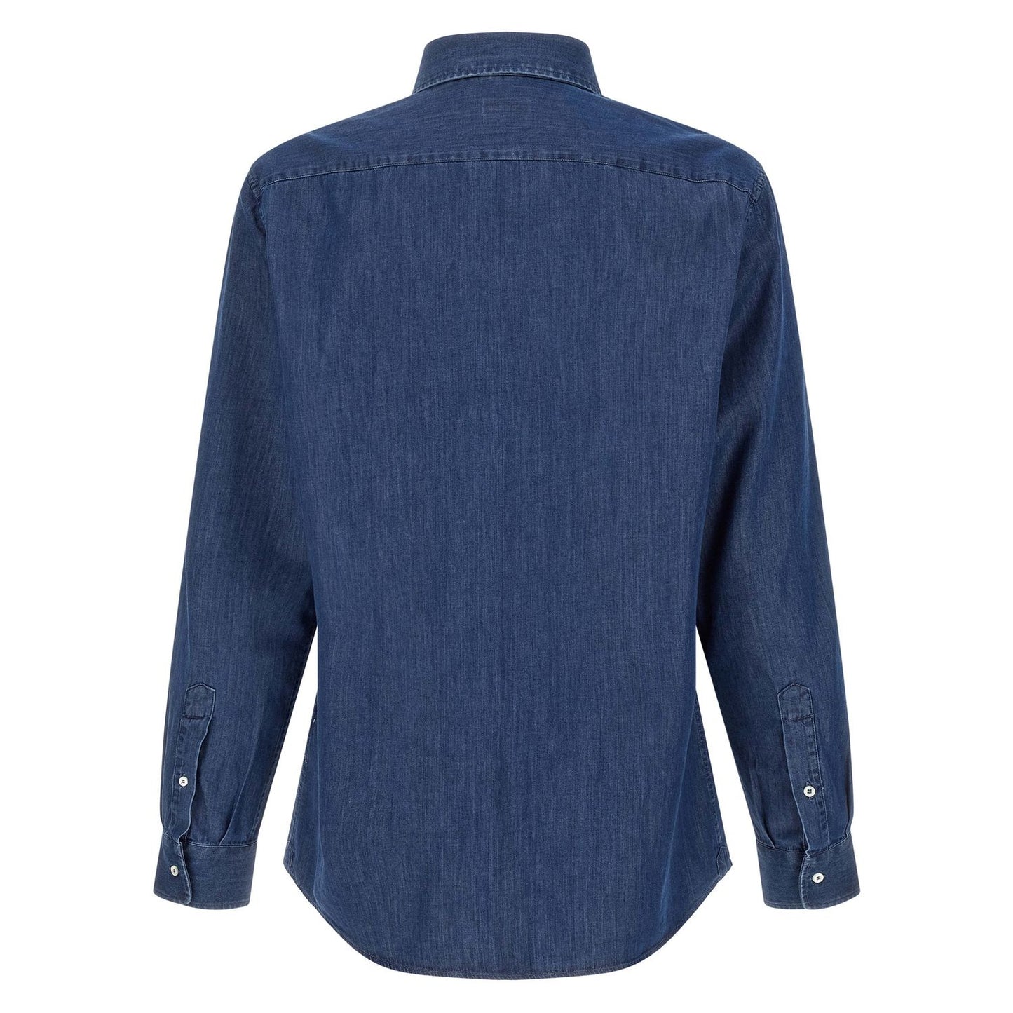 Brunello Cucinelli Blue Cotton Blouse