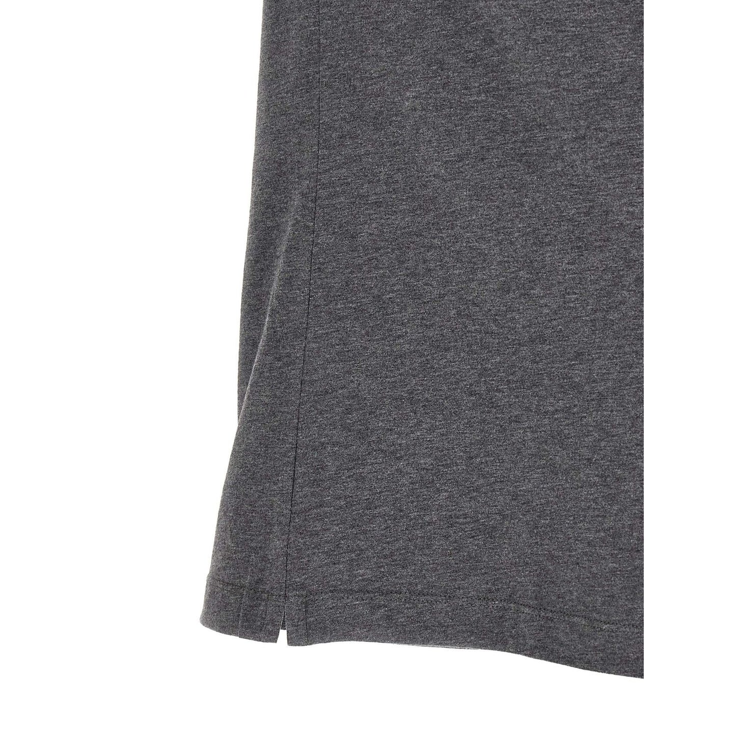 Brunello Cucinelli Gray Cotton T-Shirt