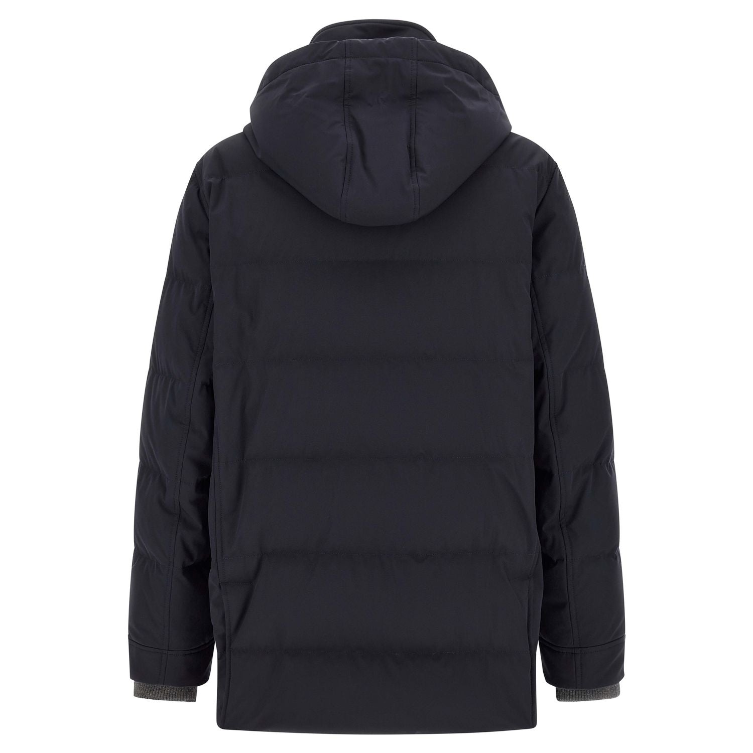 Brunello Cucinelli Blue Polyamide Parka