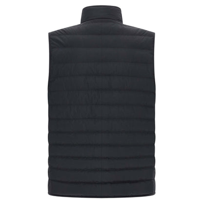 Brunello Cucinelli Blue Polyester Sleeveless Jacket