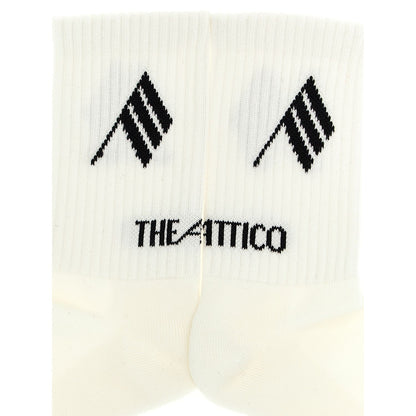 The Attico Bicolor Cotton Socks