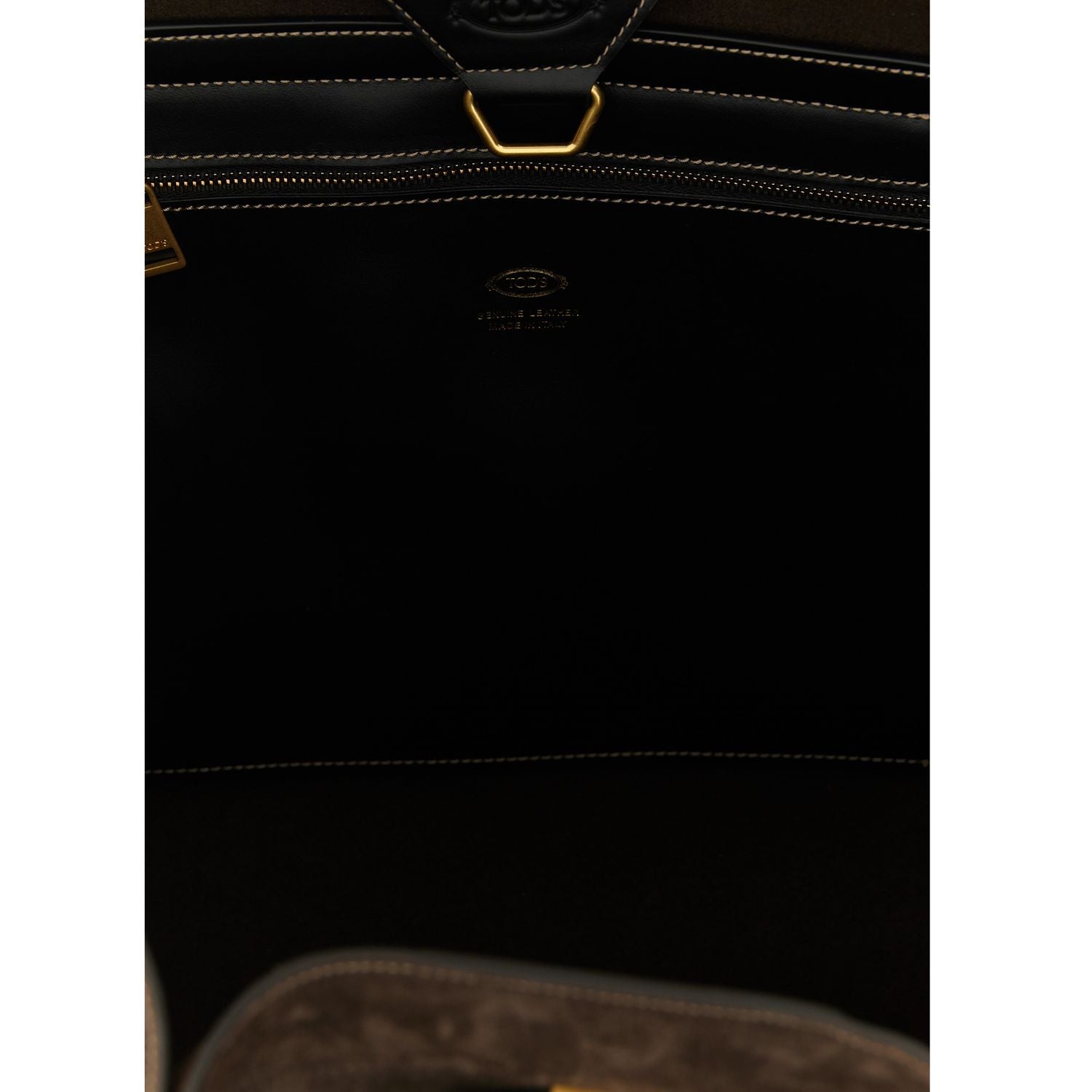 Tod's Brown Calfskin Tote Bag