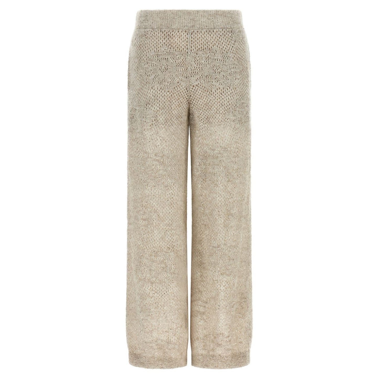 Brunello Cucinelli Beige Nylon Casual Pants