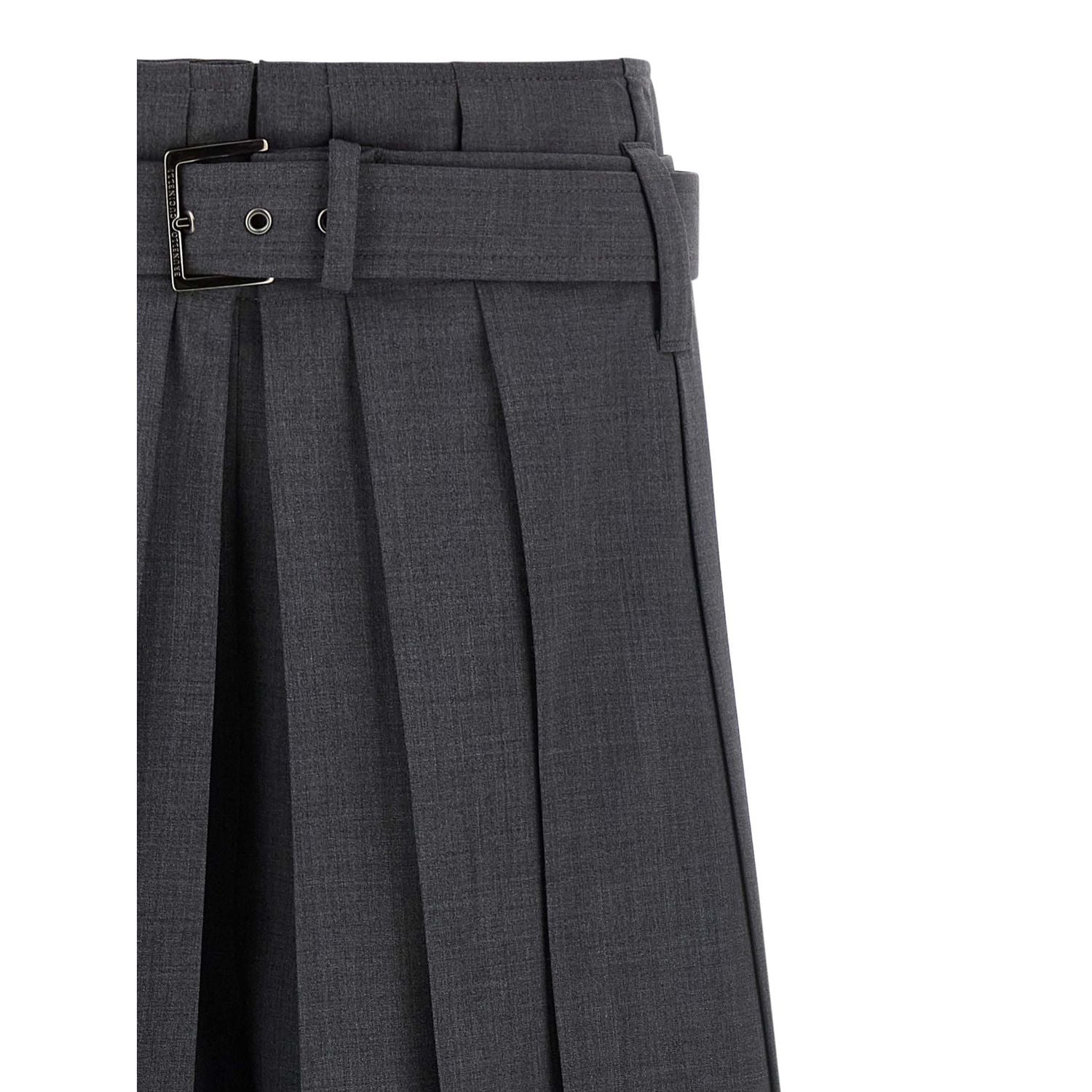 Brunello Cucinelli Gray Virgin Wool Bermuda Shorts