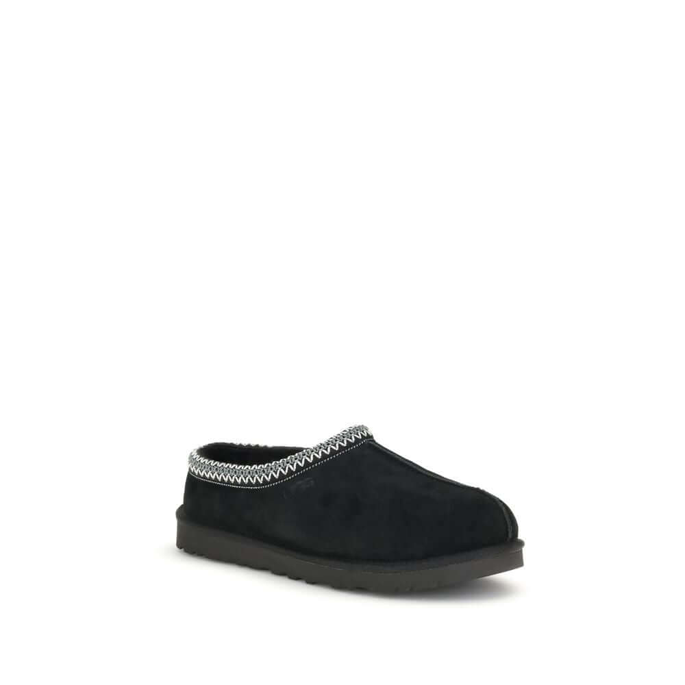 UGG Black Leather Moccassin