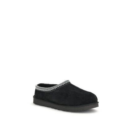 UGG Black Leather Moccassin
