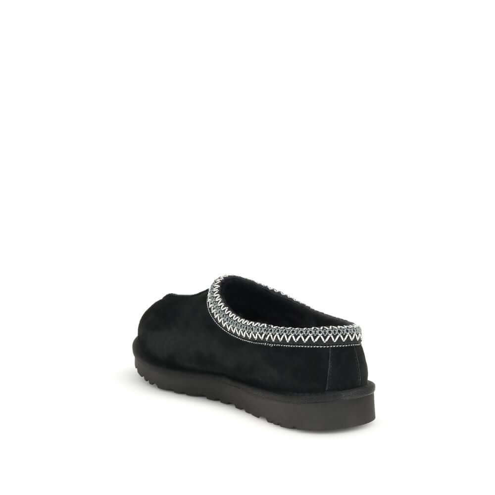 UGG Black Leather Moccassin