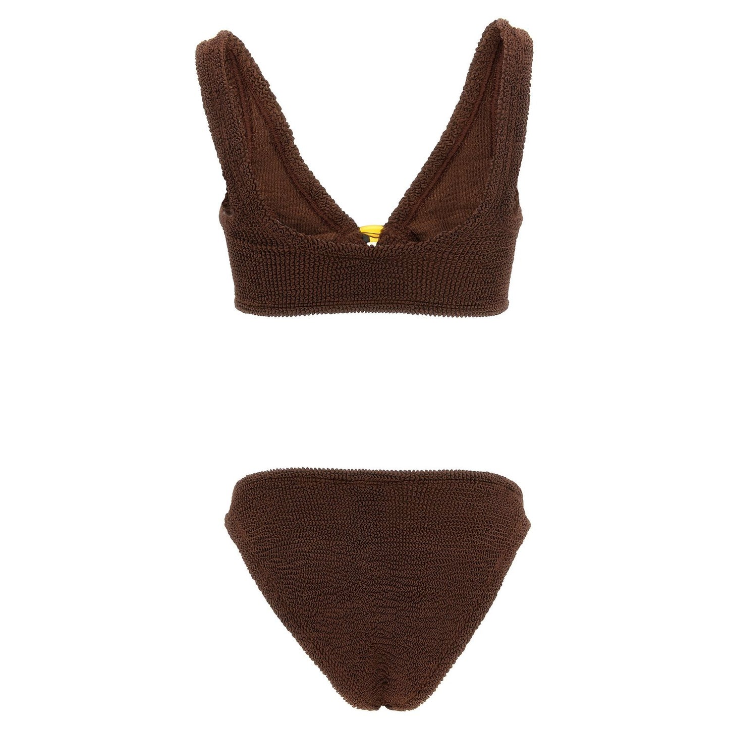 Hunza G Brown Polyamide Bikini
