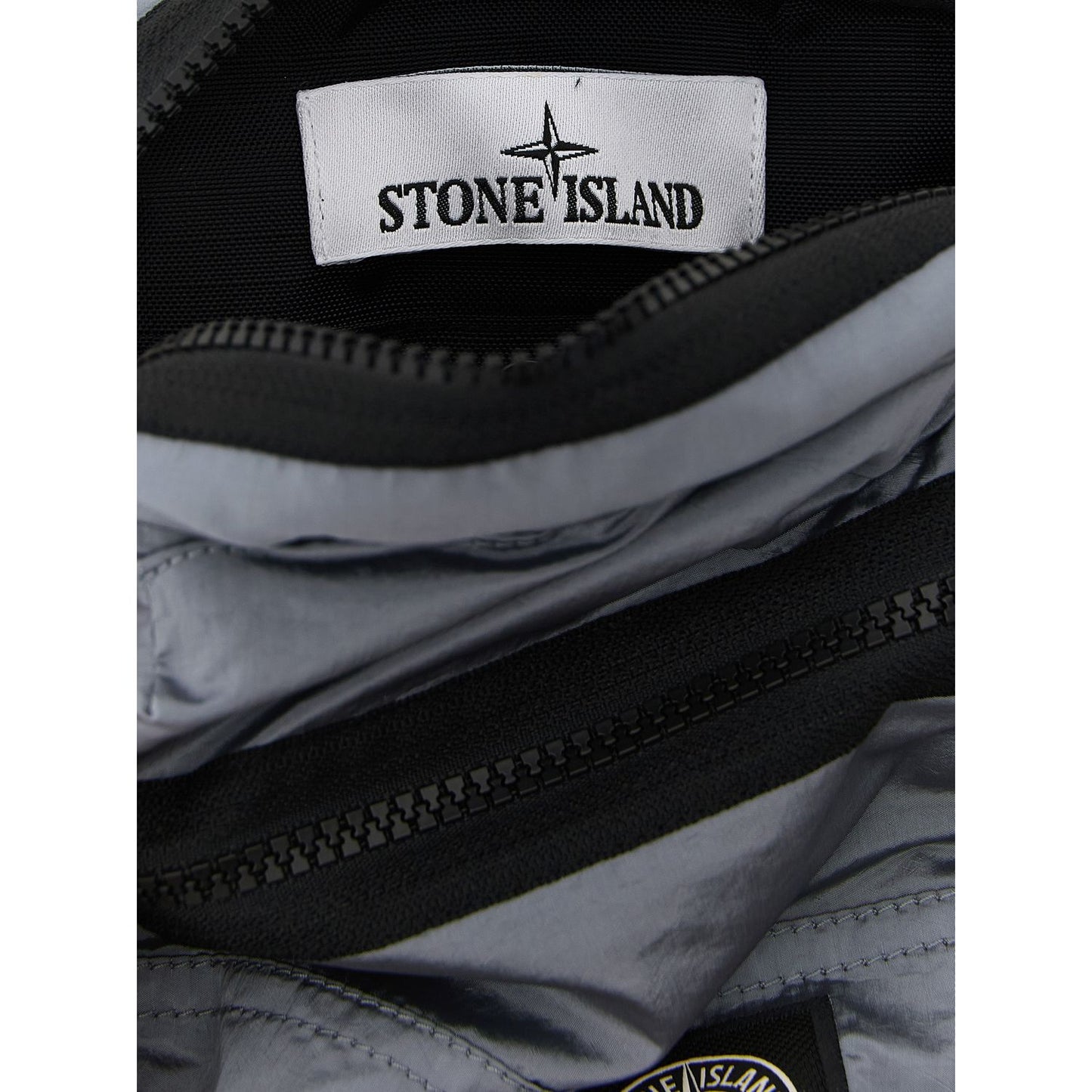 Stone Island Gray Polyamide Crossbody Bag