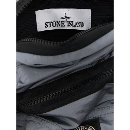 Stone Island Gray Polyamide Crossbody Bag