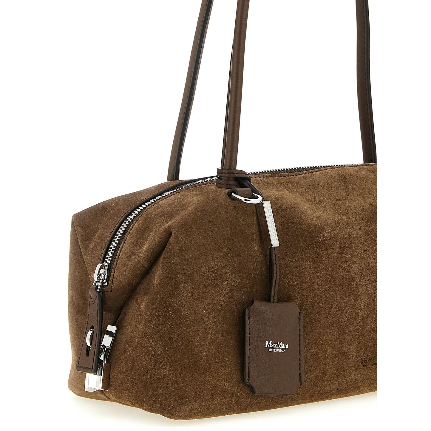 Max Mara Brown Calfskin Shoulder Bag