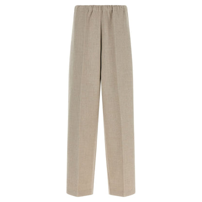 Fabiana Filippi Beige Polyester Casual Pants