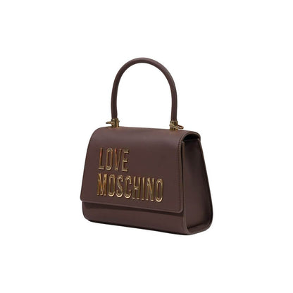 Love Moschino Brown Polyethylene Handbag