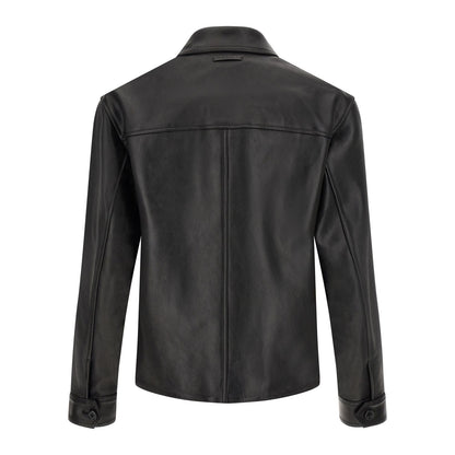 Marni Multicolor Calfskin Leather Jacket