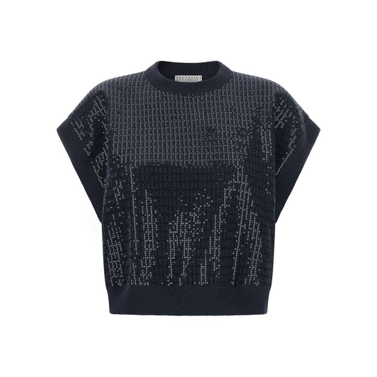 Brunello Cucinelli Multicolor Wool Cardigan