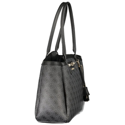 Guess Jeans Black Polyethylene Handbag