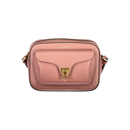 Coccinelle Pink Leather Handbag