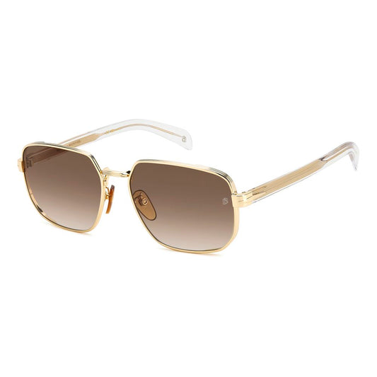 David Beckham Gold Metal Sunglasses
