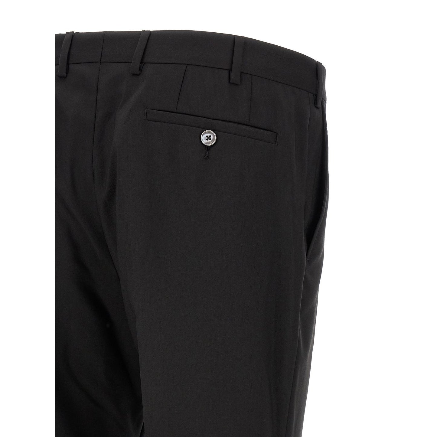Pal Zileri Black Wool Two-Piece Suit