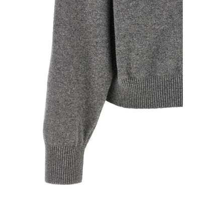 Alberta Ferretti Gray Virgin Wool Cardigan