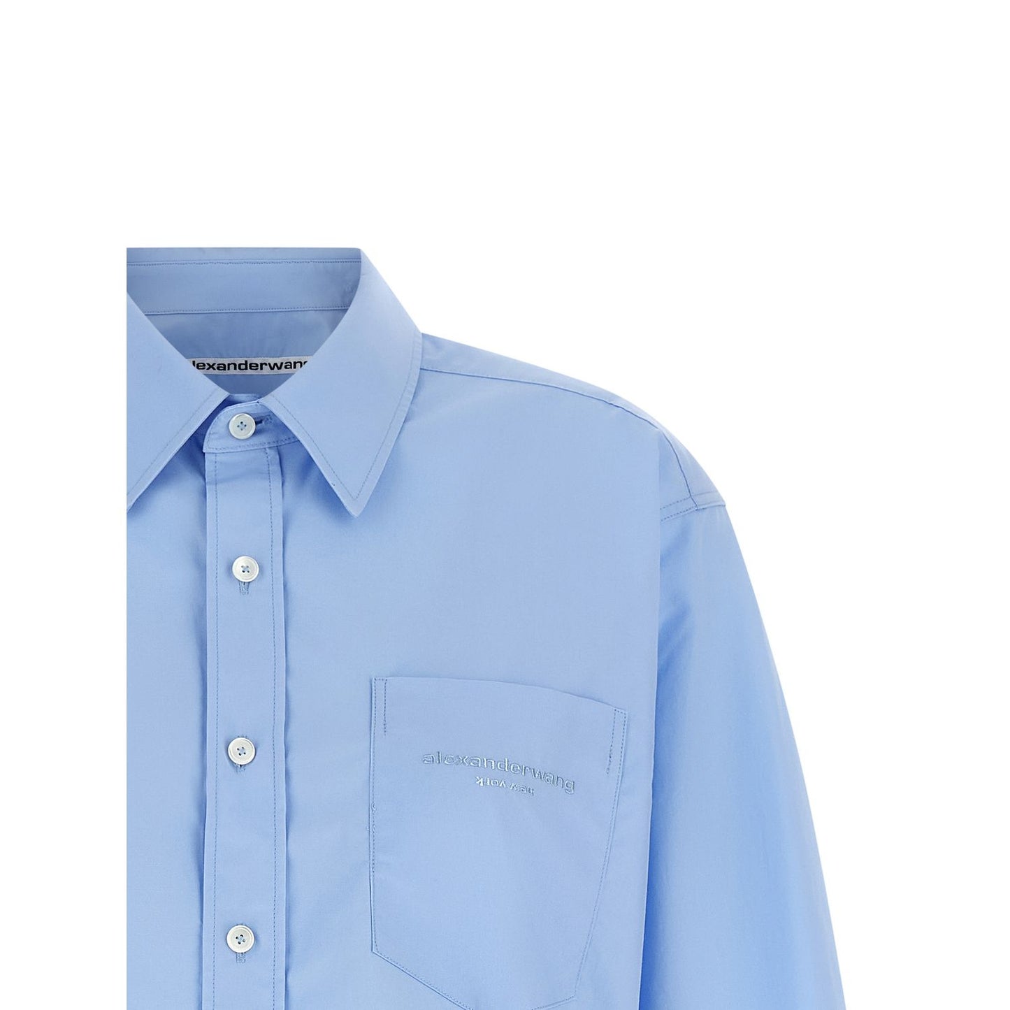 Alexander Wang Blue Cotton Blouse