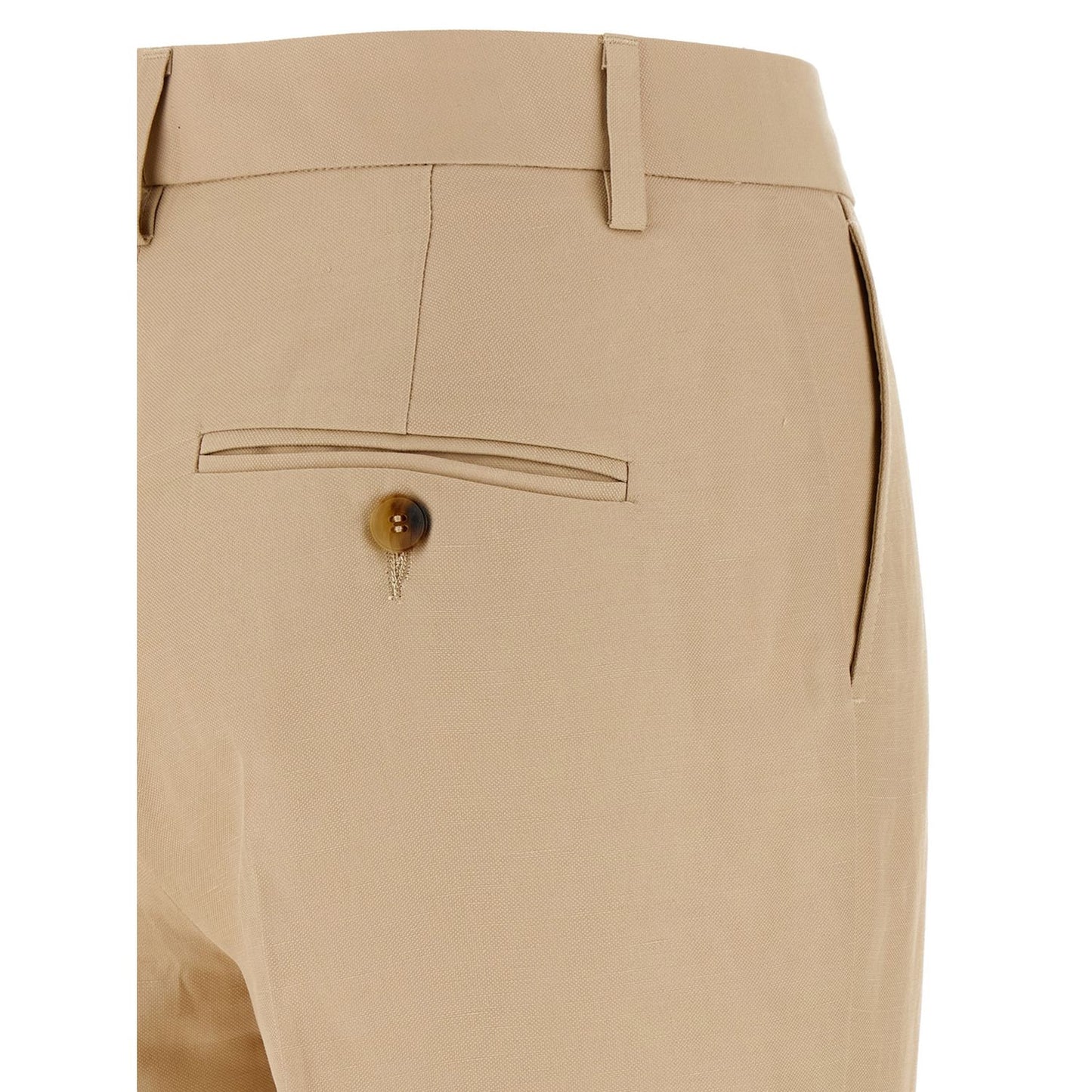 Alberto Biani Beige Viscose Chino Pants