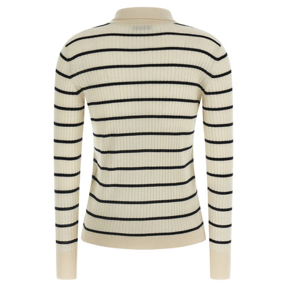 Max Mara Blue Cashmere Polo Shirt