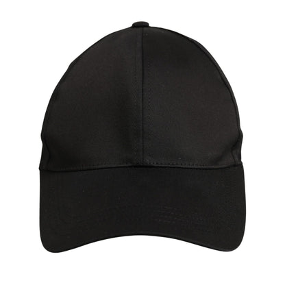 Dolce & Gabbana Men Black Cotton Baseball Cap 6 Panels Hat
