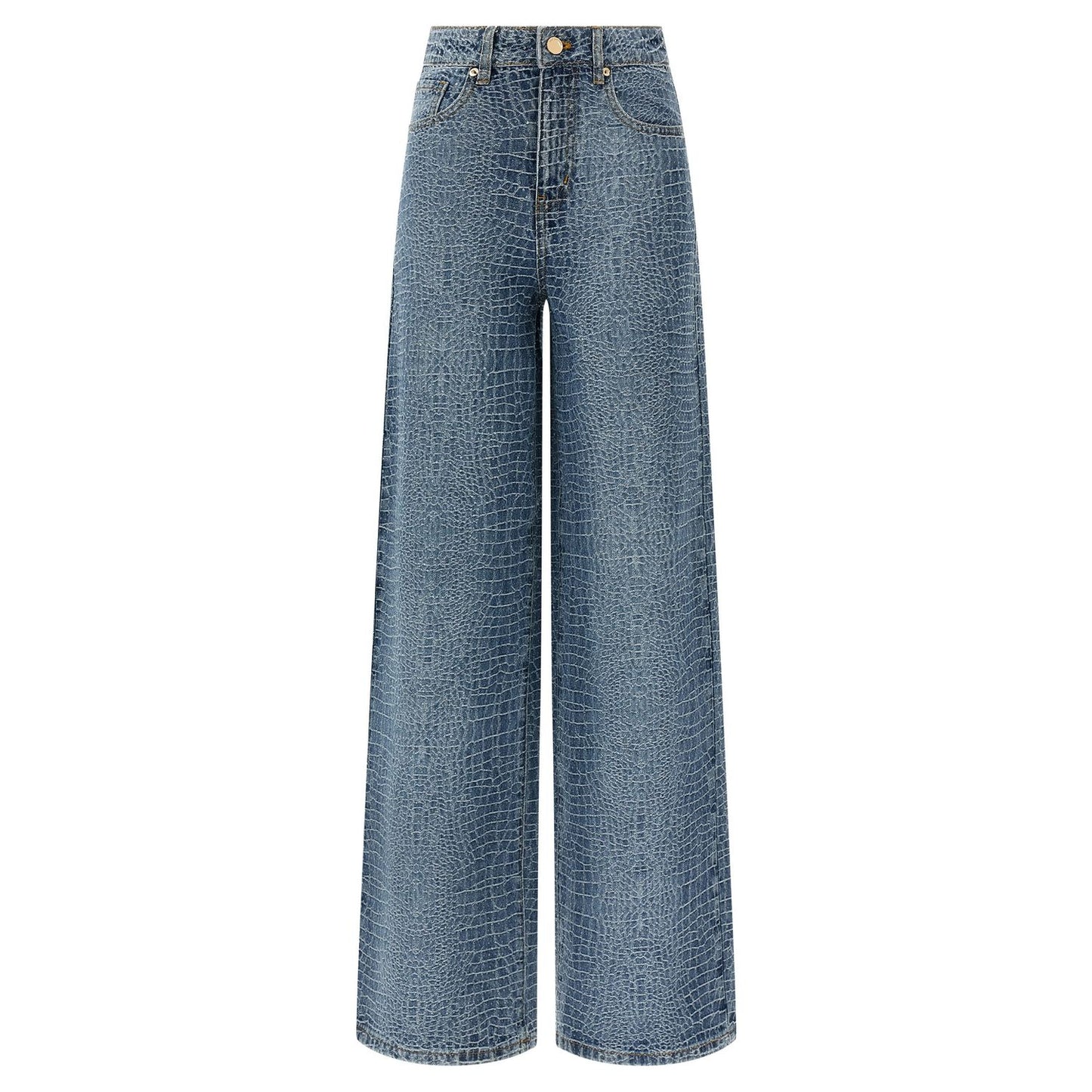 Self-Portrait Blue Cotton Jeans Denim