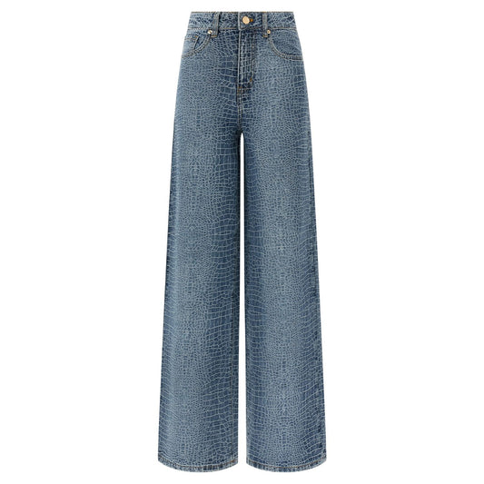 Self-Portrait Blue Cotton Jeans Denim