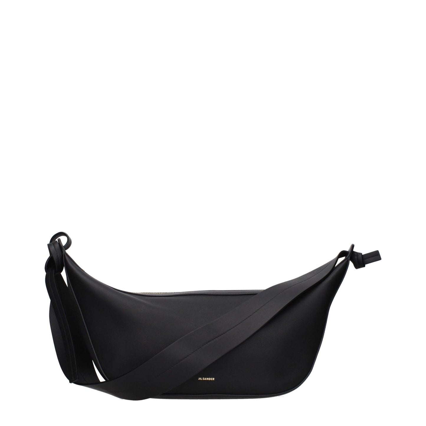 Jil Sander Black Leather Shoulder Bag