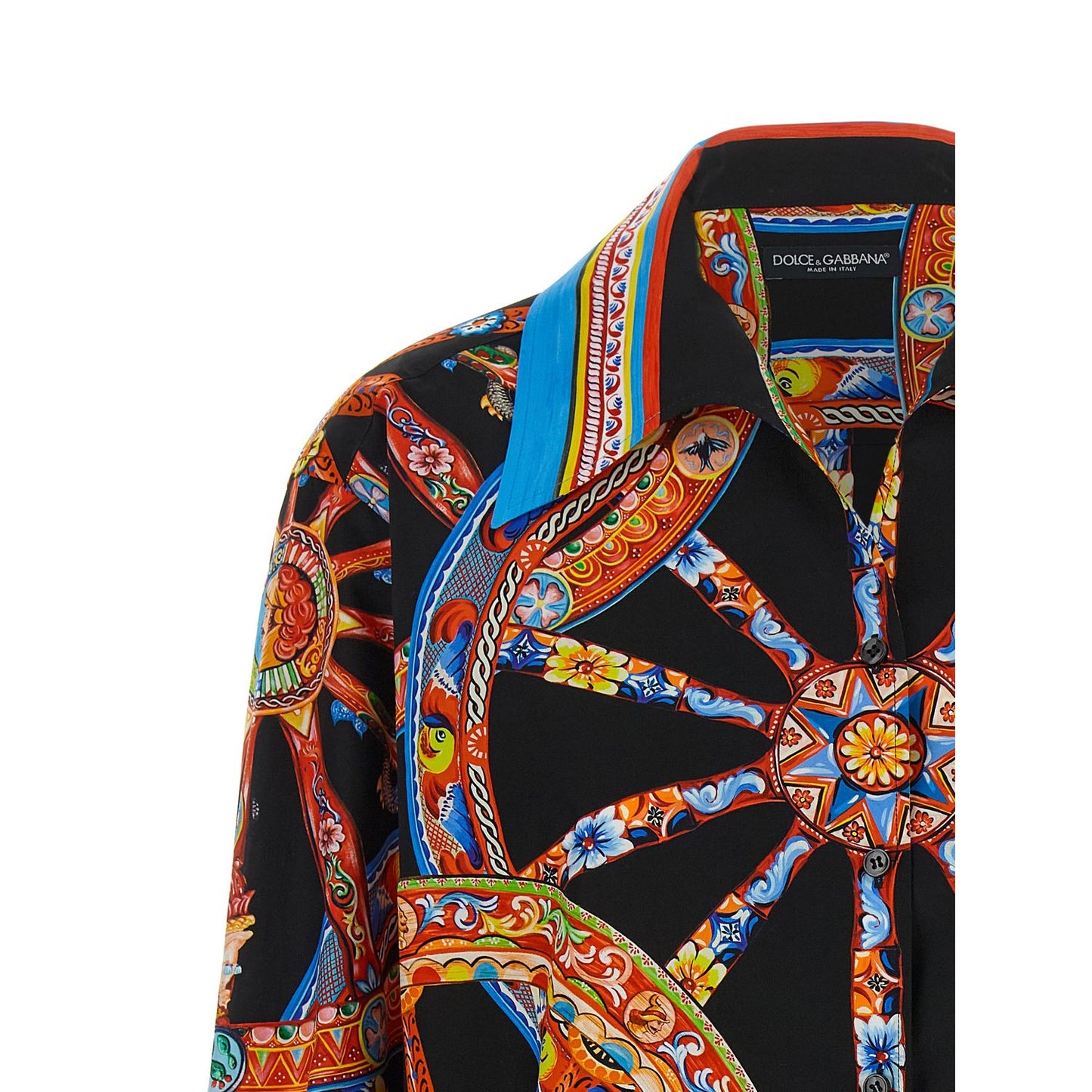 Dolce & Gabbana Multicolor Cotton Blouse