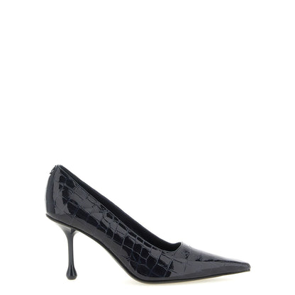 Jimmy Choo Blue Leather High Heel Pumps
