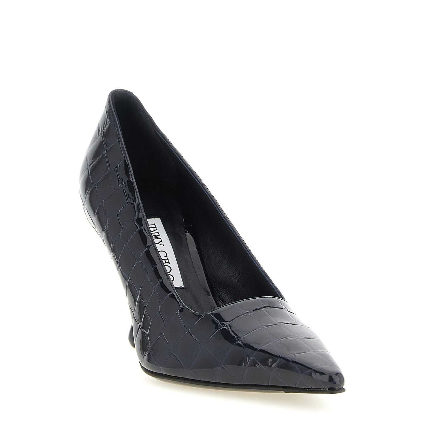 Jimmy Choo Blue Leather High Heel Pumps