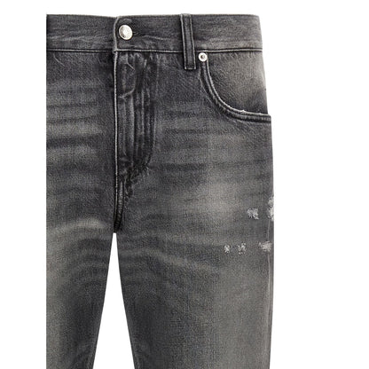 Dolce & Gabbana Gray Cotton Jeans Denim