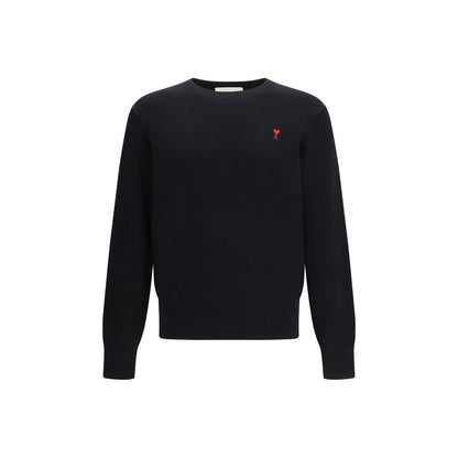 Ami Paris Black Cotton Sweatshirt