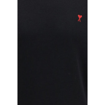 Ami Paris Black Cotton Sweatshirt
