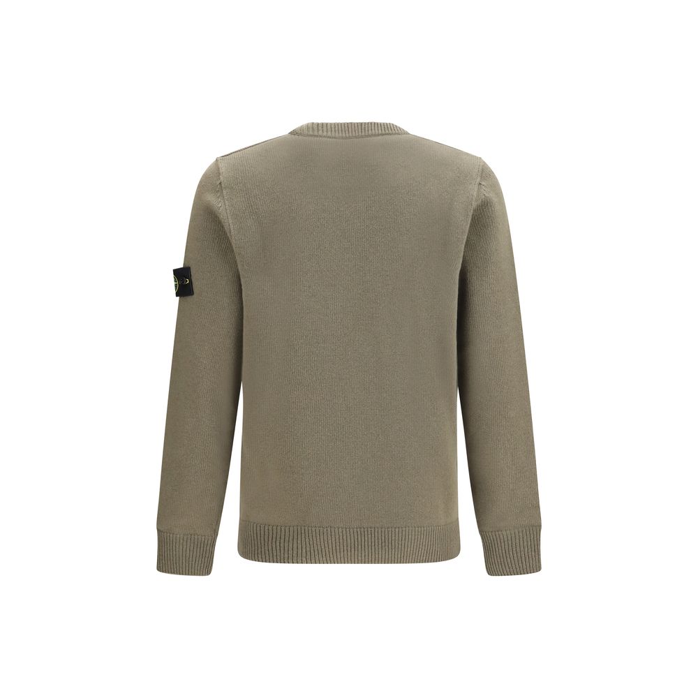 Stone Island Bicolor Cotton Sweatshirt