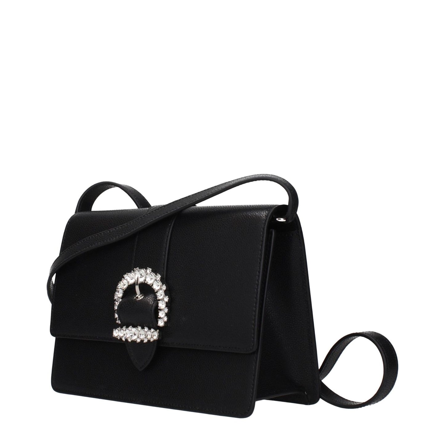 Jimmy Choo Black Leather Crossbody Bag