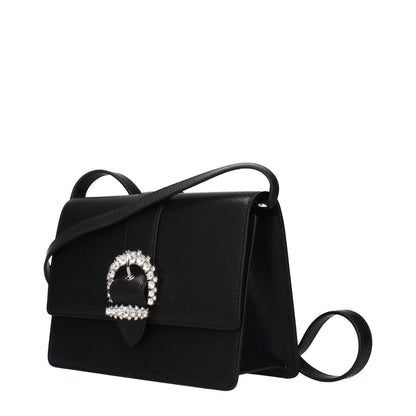 Jimmy Choo Black Leather Crossbody Bag