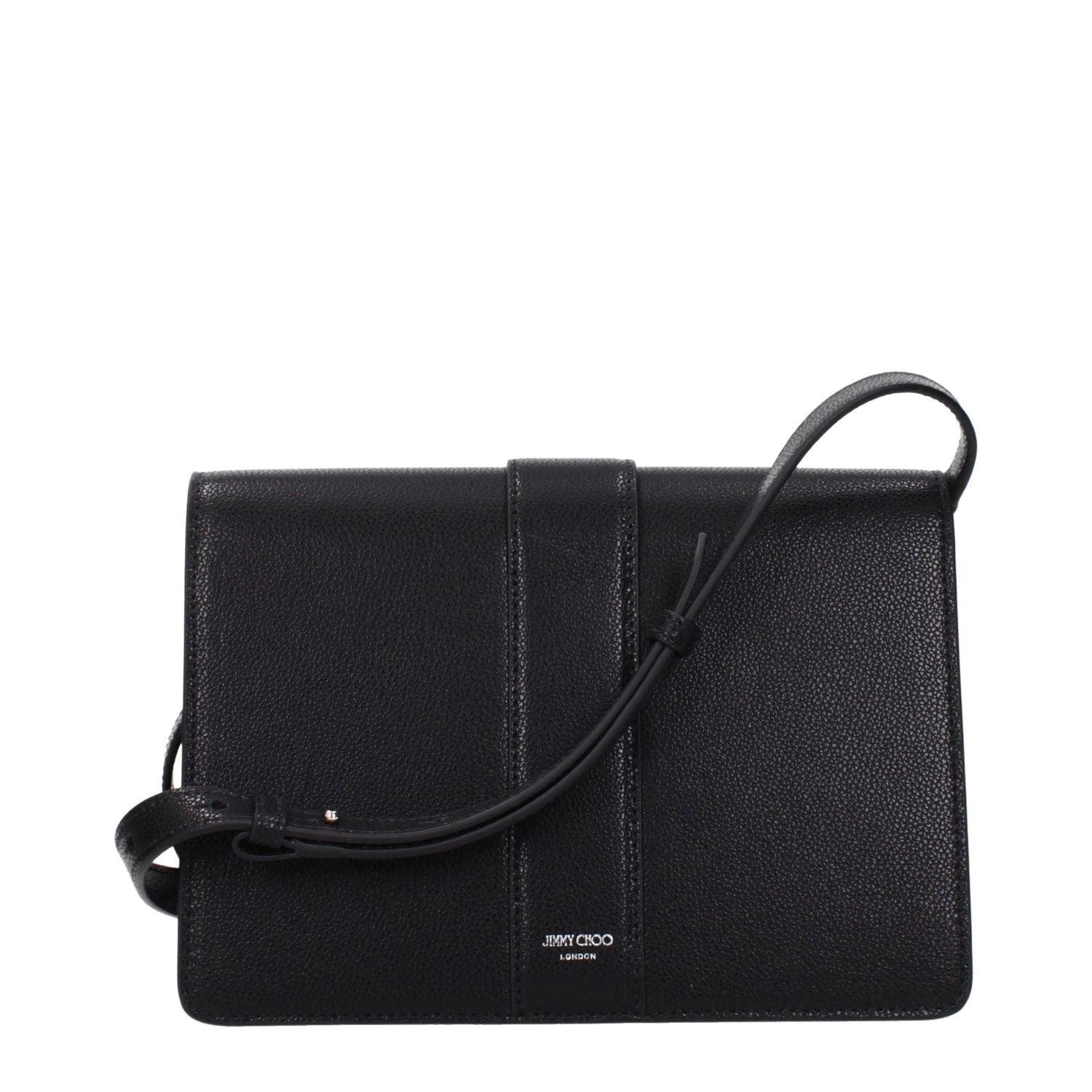 Jimmy Choo Black Leather Crossbody Bag