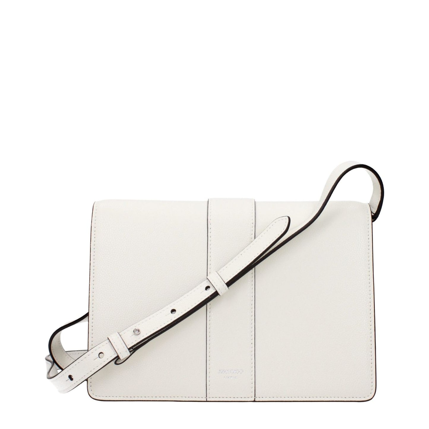 Jimmy Choo White Leather Crossbody Bag