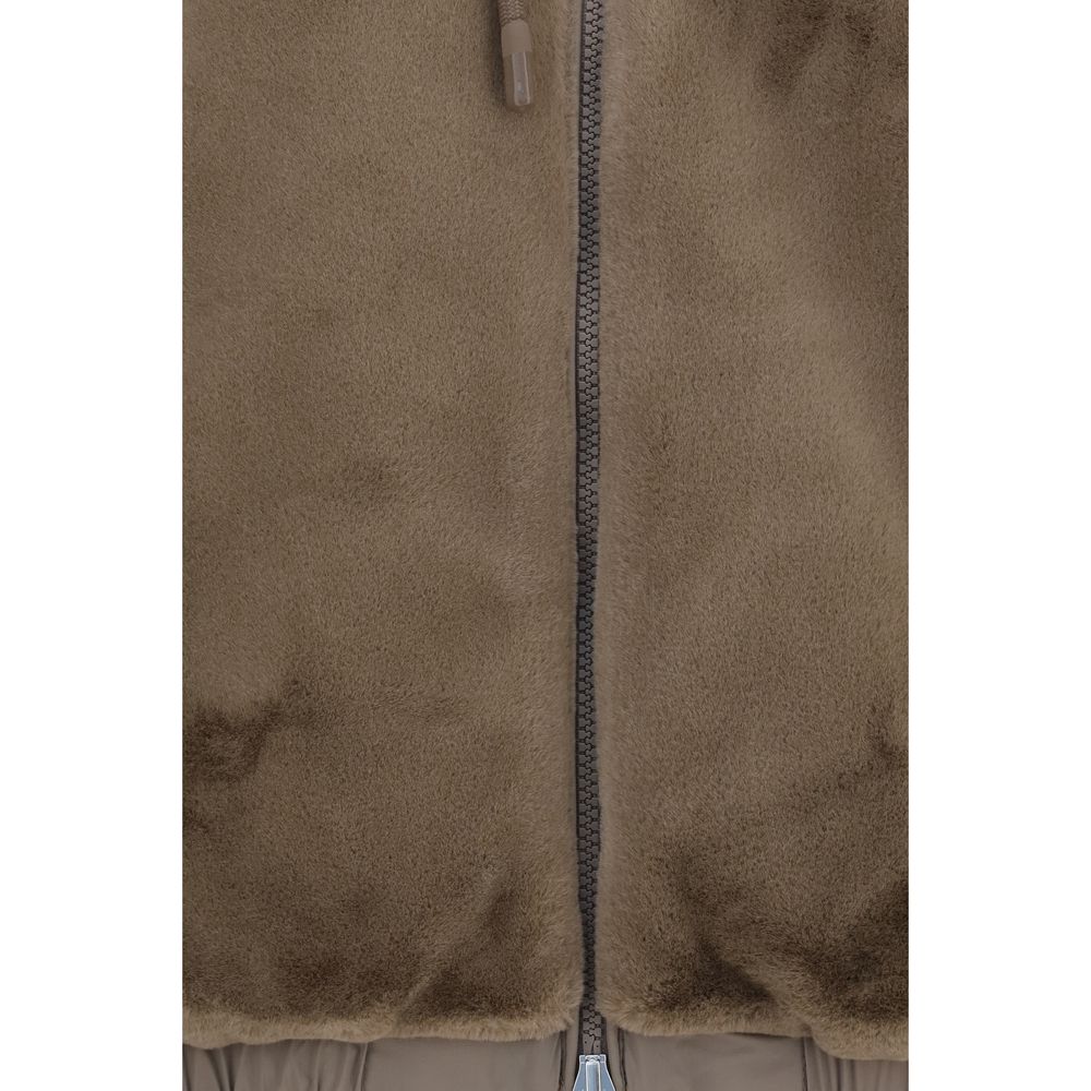 Moose Knuckles Brown Recycled Polyester Sweatshirt