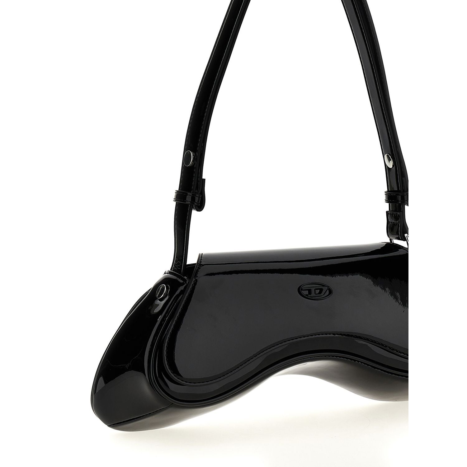 Diesel Black Polyethylene Shoulder Bag
