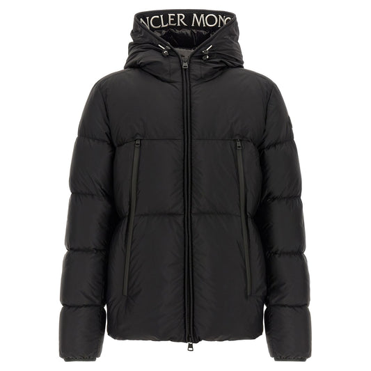 Moncler Black Polyamide Full-Length Jacket
