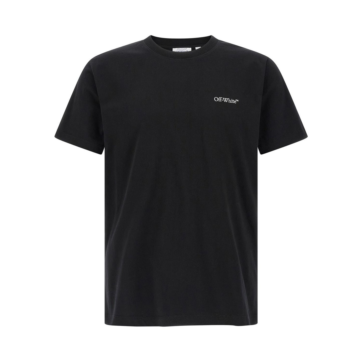 Off-White Black Cotton T-Shirt