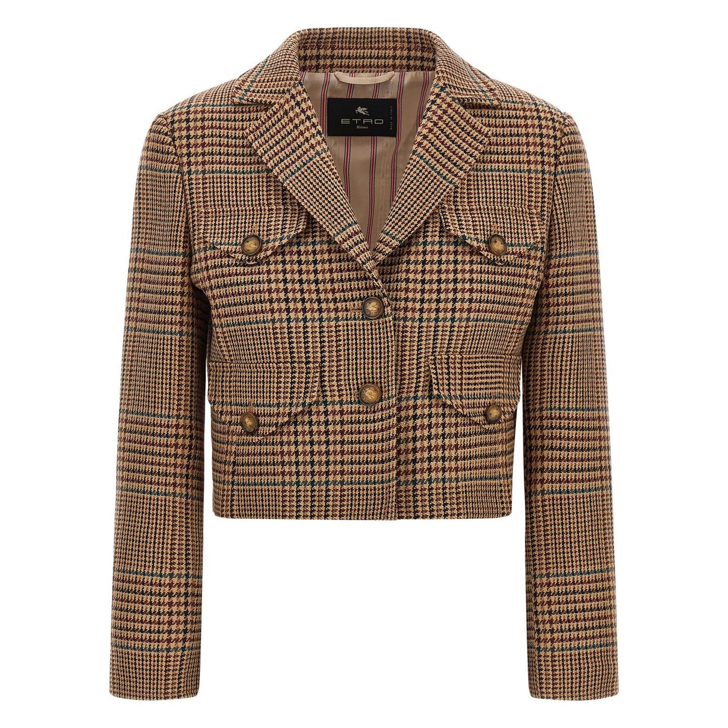 Etro Brown Wool Blazer