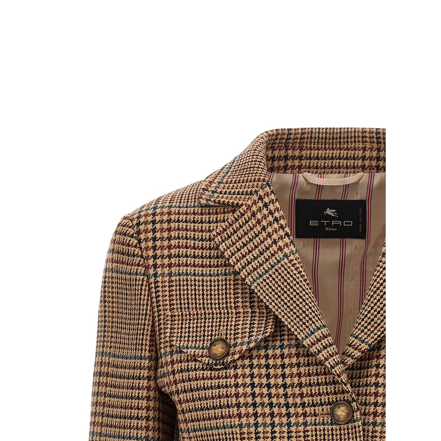 Etro Brown Wool Blazer