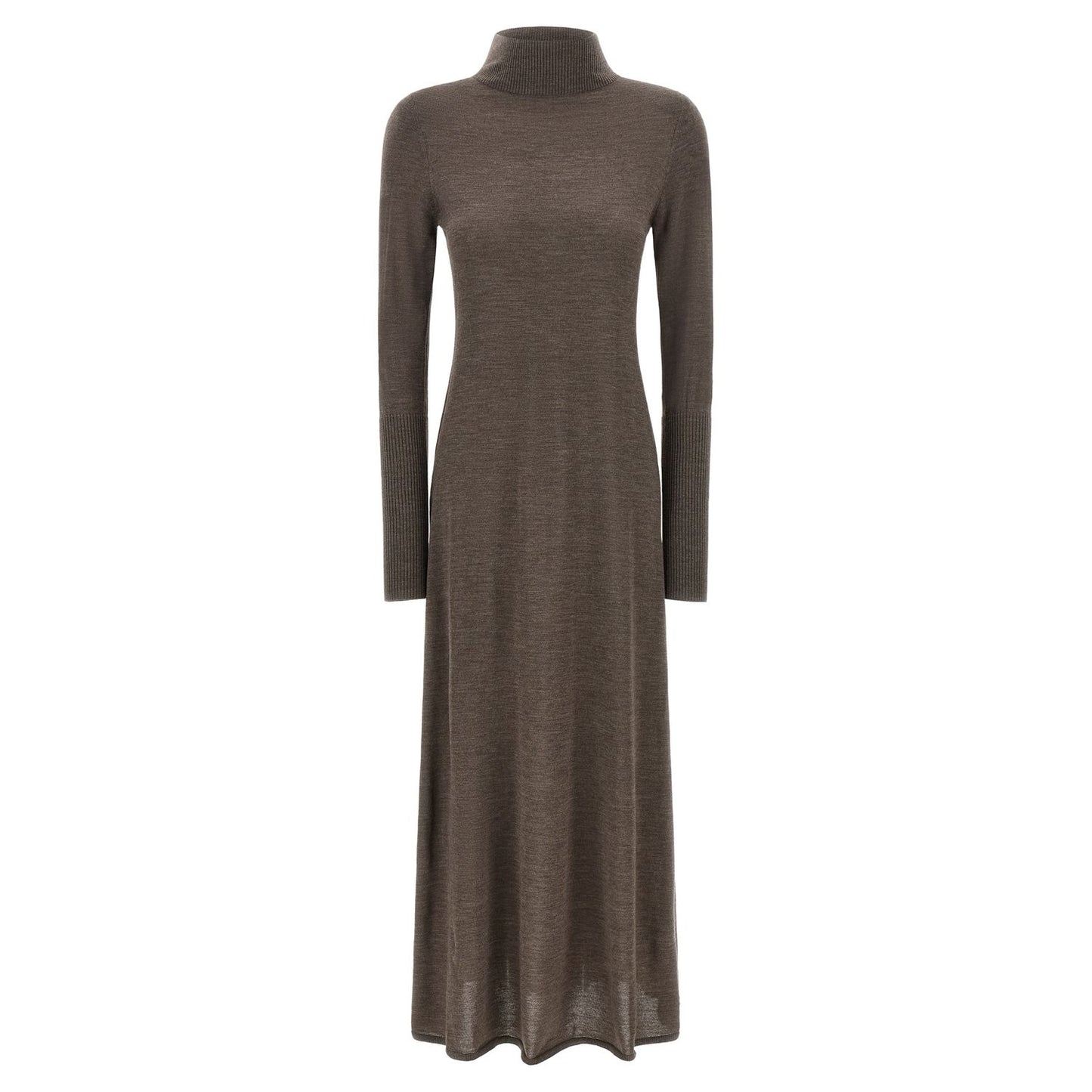PINKO Beige Wool Long Dress